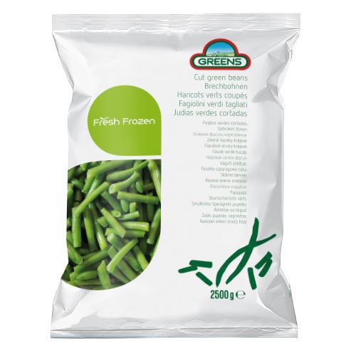 Vegetal Habichuela Verde Cortada IQF Congelado - Bolsa de 2,5 kgs
