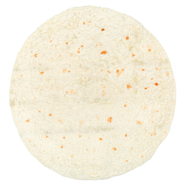 Tortilla Harina Blanca 10" Congelada - Empaque en Bolsa con 12 Unidades