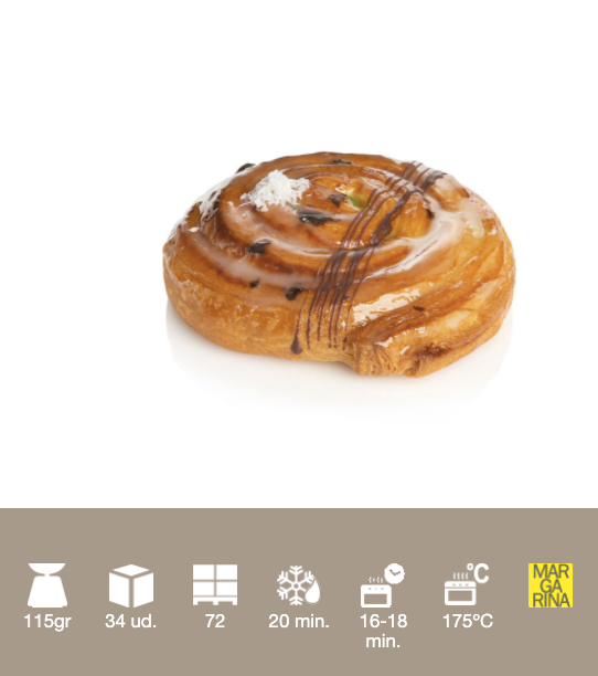 Caracola BERLYS - Caja de 34 unidades  de 115 grs x unidad