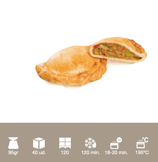 Empanadilla Argentina Criolla BERLYS - Caja de 40 unidades de 95 grs x unidad