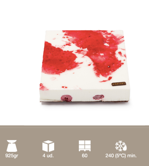 Tartar de Yogurt con Frambuesas BERLYS - Caja de 4 unidades de 925 grs x unidad