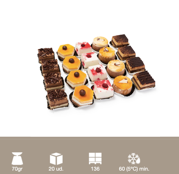 Caprichos BERLYS - Caja de 20 unidades de 70 grs x unidad