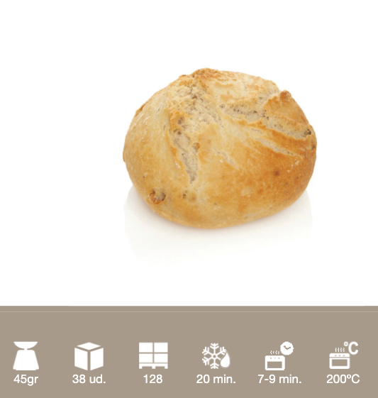 Gourmet Pasas y Nueces BERLYS - Caja de 38 unidades de 45 grs x unidad