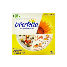 Margarina La Perfecta - Empaque de 4 Barras  de 113.25 grs c/u