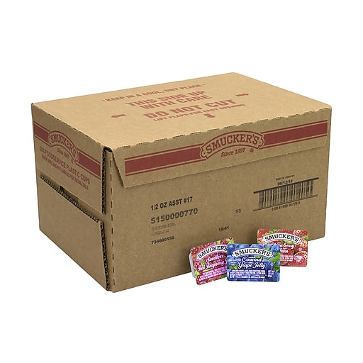 Jaleas Surtidas Smuckers - 200 Unidades por caja - 14 grs