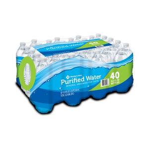 Botellas de Agua Members Mark Purified 16.9 oz - 40 Unidades por bulto