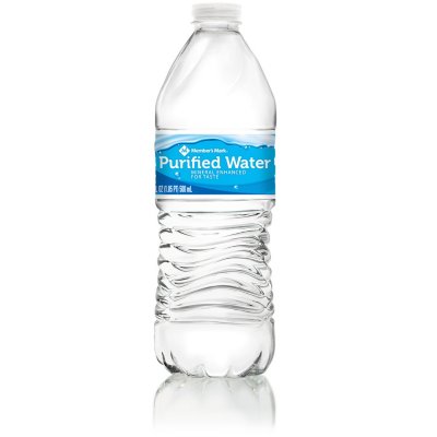 Botellas de Agua Members Mark Purified 16.9 oz - 40 Unidades por bulto