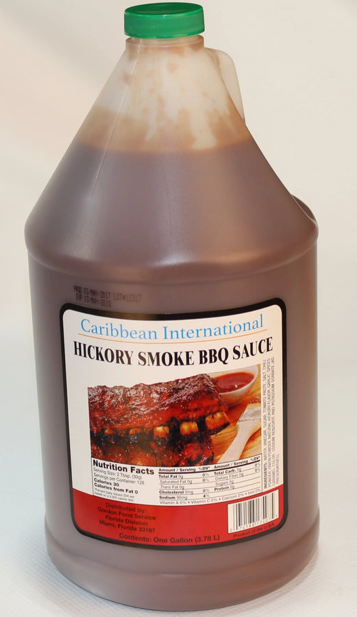 Salsa BBQ Hickory Smoke - Garrafa de Plastico de 1 gl