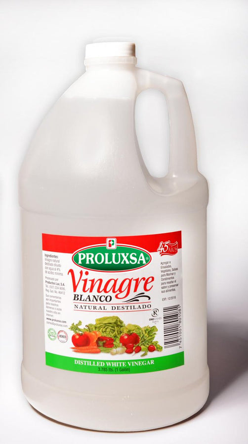 Vinagre Blanco Proluxsa - Garrafa de Plastico de 1 gl