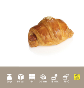 Croissant Bikini BERLYS - Caja de 54 unidades  de 95 grs x unidad