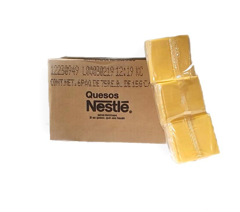 Queso Americano Nestle - Display de 75 unidades de 15 gr c/u