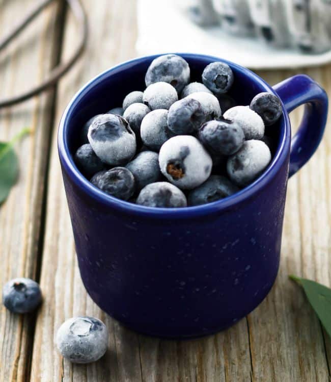 Fruta Arandanos (Blueberry) IQF Congelada - Bolsa de 2.5 kgs