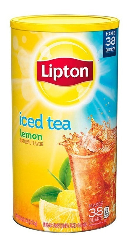 Mezcla para Te Frío con Limón Sabor Natural Lipton - Pote de 2.54 Kgs