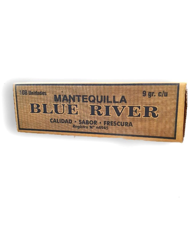 Mantequilla Blue River en porción - Caja de 108 unidades de 9 grs c/u